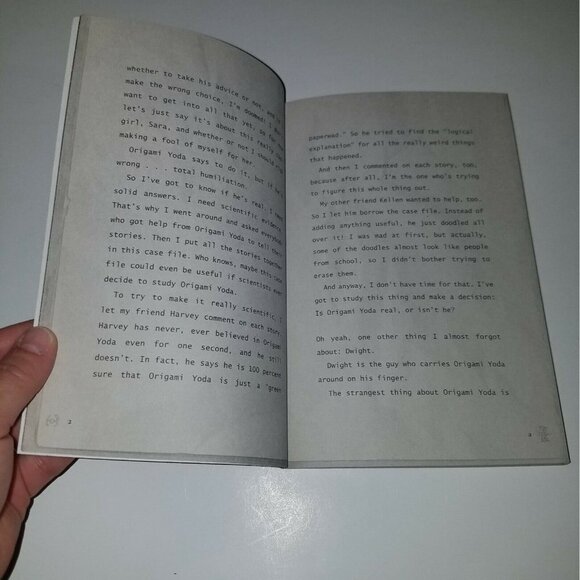 3 Origami Yoda PBK Book Lot 1 2 3 Darth Paper Strikes Back Secret Fortune Wookie - Picture 5 of 6